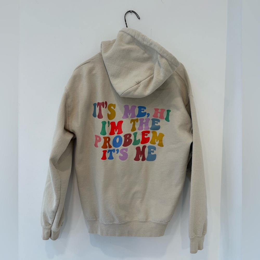 Taylor Swift lyrics Beige hoodie